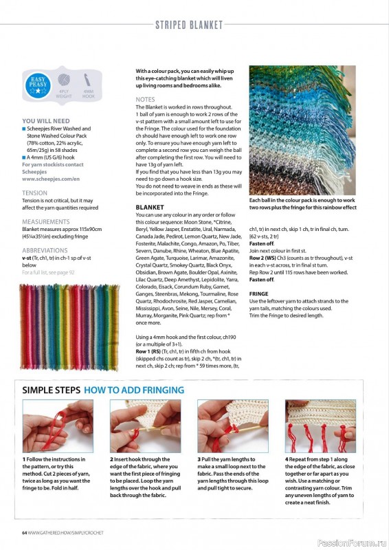 Вязаные модели крючком в журнале «Simply Crochet №120 2022»