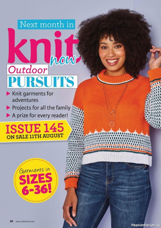 Вязаные модели спицами в журнале «Knit Now №144 2022»