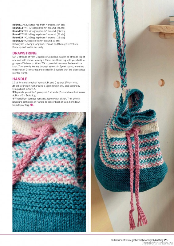 Вязаные проекты крючком в журнале «Simply Knitting №252 2024»