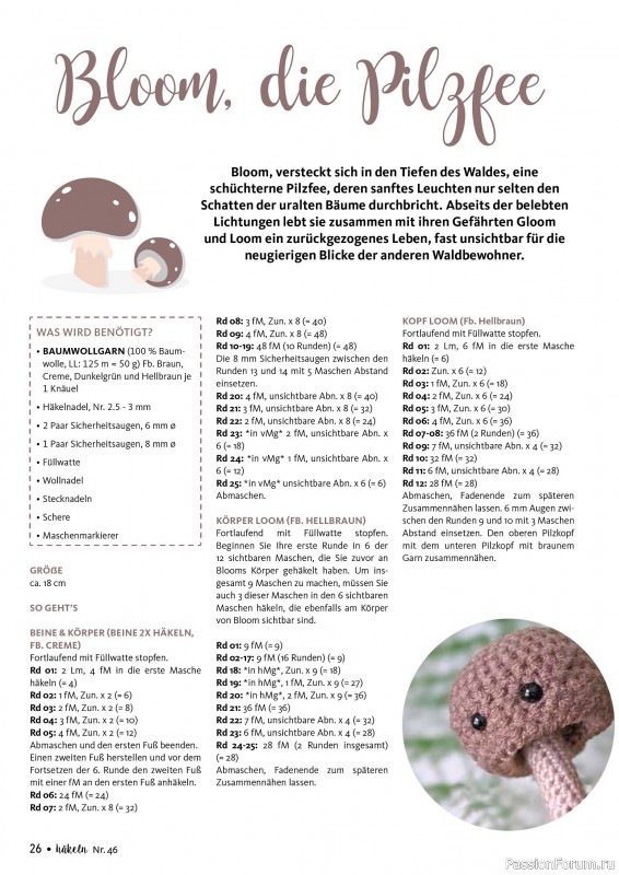 Вязаные проекты в журнале «Hakeln das Maschen Magazin №46 2024»