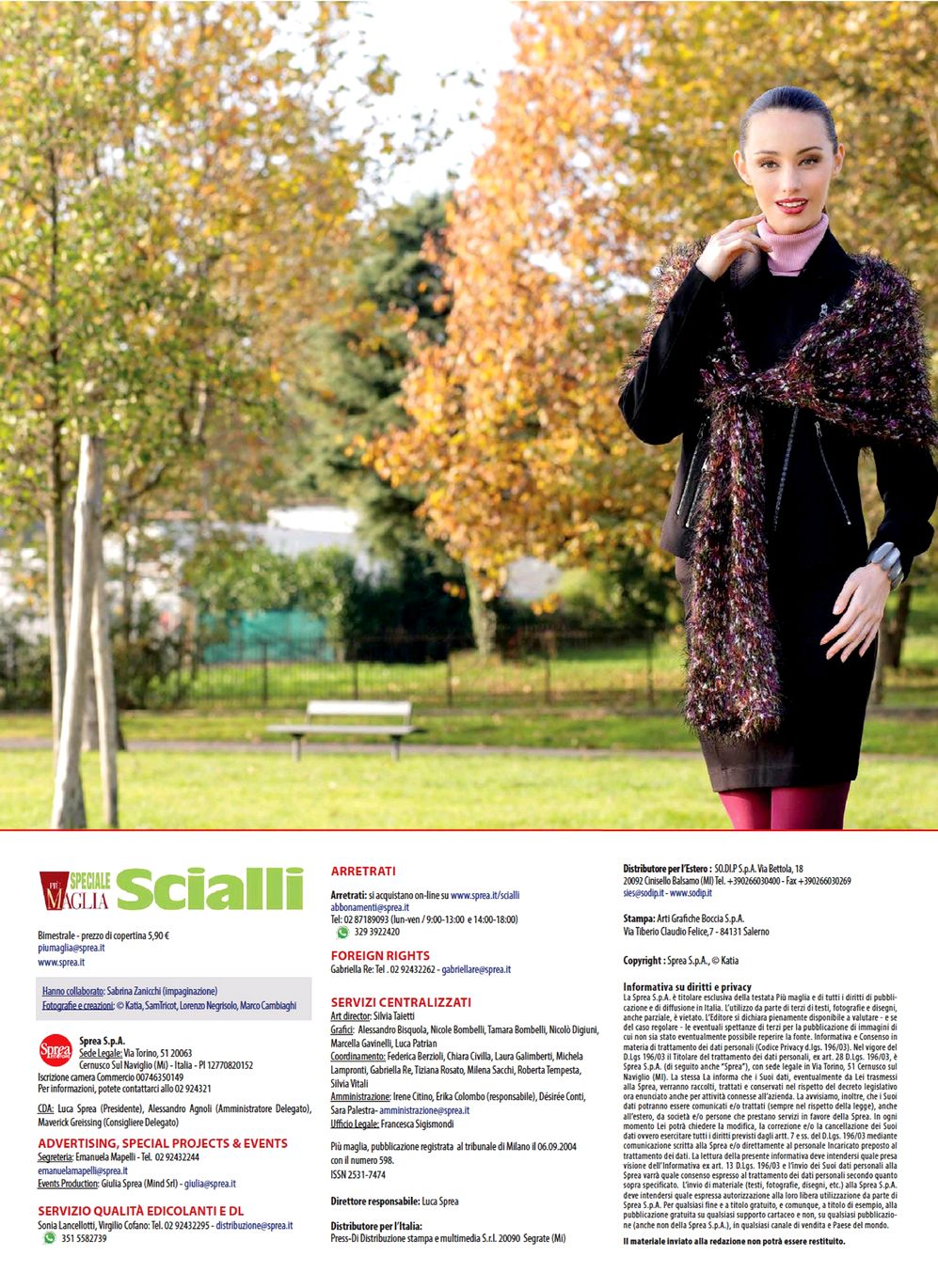 Шали в итальянском журнале &quot;Piu Maglia Sheciale. Scialli №8 2021&quot;