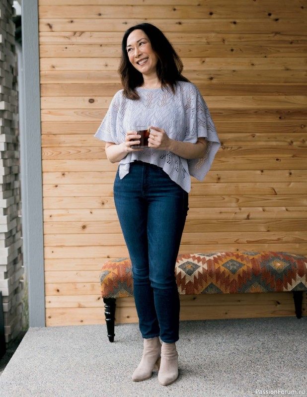 Коллекция кружевных моделей в книге «Knit Lace Patterns»