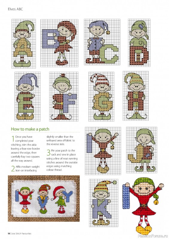 Коллекция вышивки в журнале «Cross Stitch Favourites - Christmas 2022»