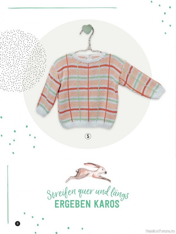 Вязаные модели для детей в журнале «Baby Maschenmode №52 2022»