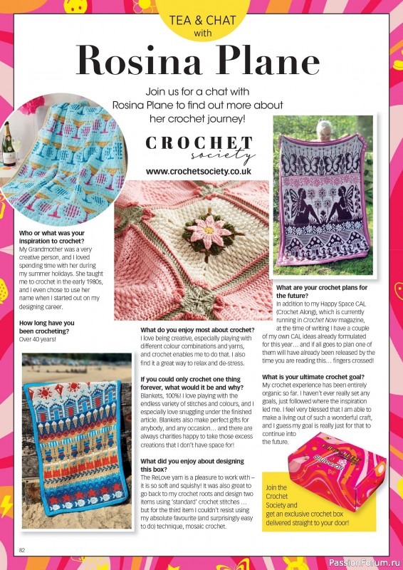 Вязаные проекты крючком в журнале «Crochet Now №121 2025»