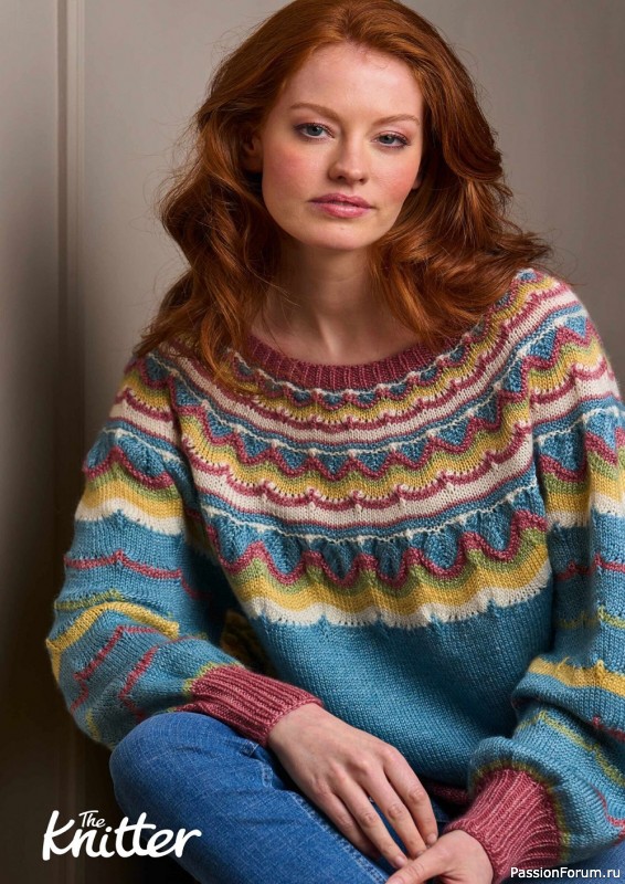 Вязаные модели спицами в журнале «The Knitter №177 2022»