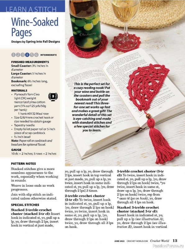 Вязаные проекты крючком в журнале «Crochet World Vol.45 №3 2022»