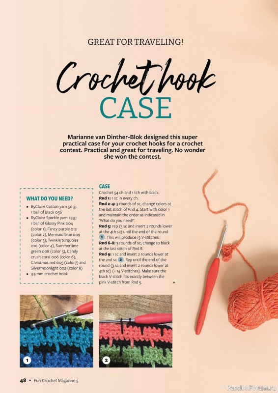 Вязаные проекты крючком в журнале «Fun Crochet №5 2022»