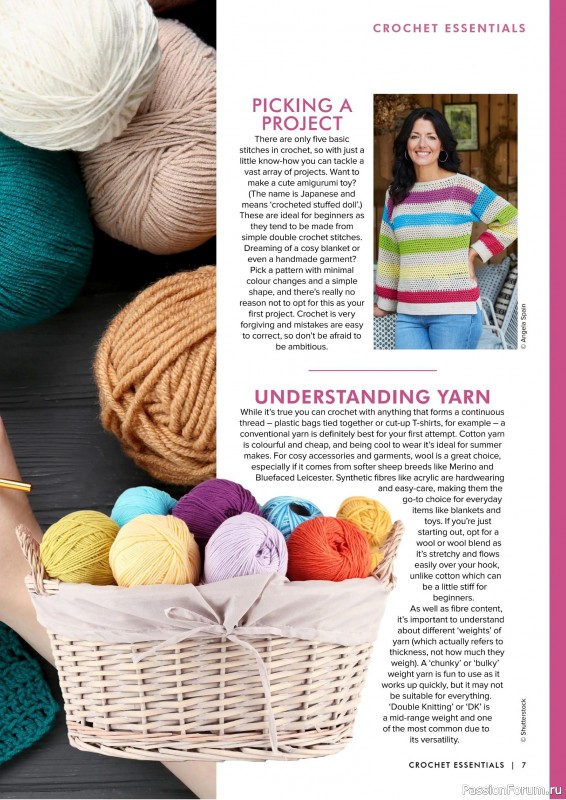 Вязаные проекты крючком в журнале «Simple Crochet Patterns - 1st Edition 2025»