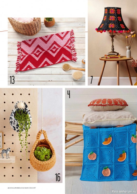 Вязаные проекты крючком в журнале «Simply Crochet №150 2024»