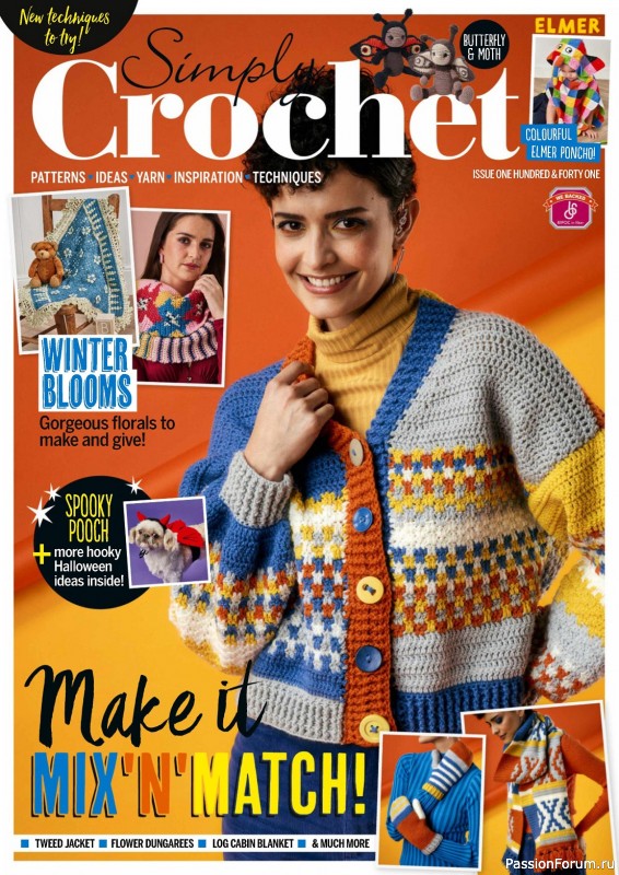 Вязаные проекты крючком в журнале &laquo;Simply Crochet №141 2023&raquo;