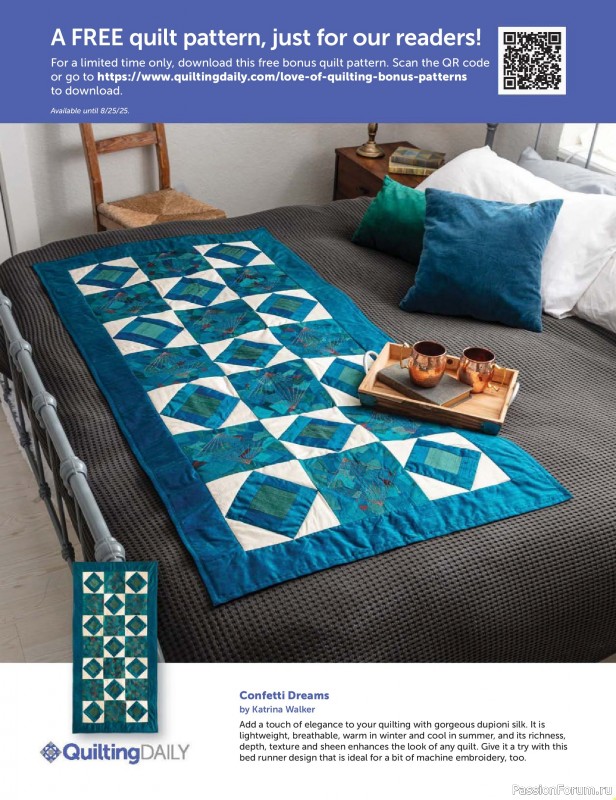 Коллекция проектов для рукодельниц в журнале «Fons & Porter’s Love Of Quilting - Summer 2025»