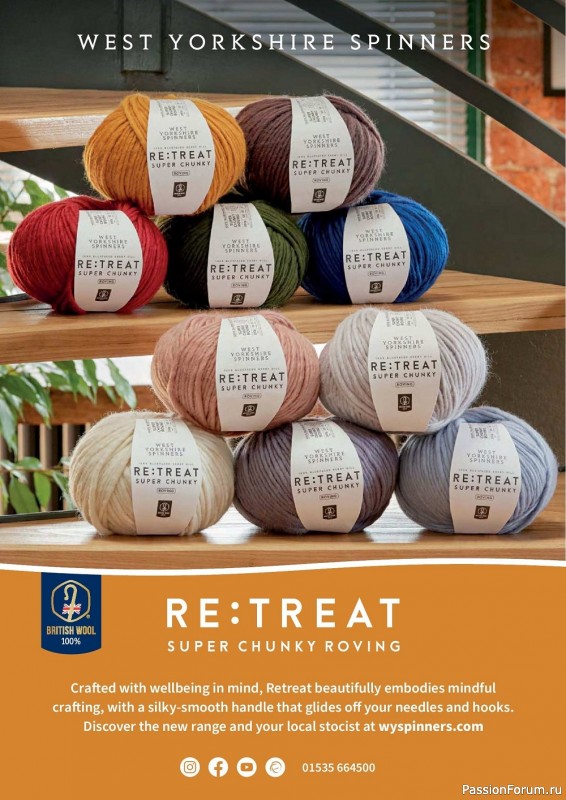 Вязаные модели крючком в журнале «Inside Crochet №154 2023»