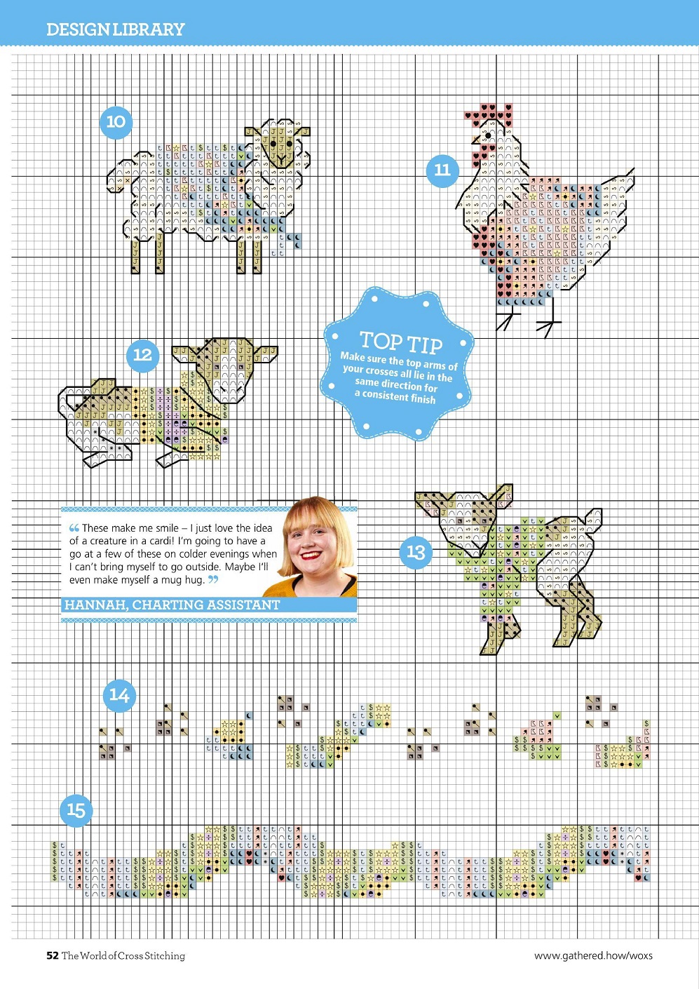 Для любителей вышивания крестом журнал "The World of Cross Stitching" №315 2021