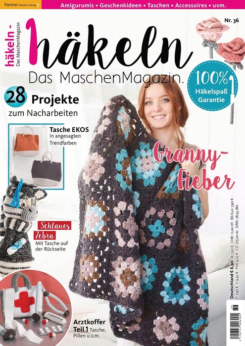 Вязаные проекты в журнале &laquo;Hakeln Das MaschenMagazin №36 2023&raquo;