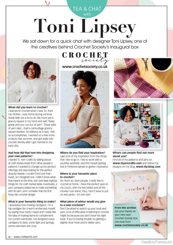 Вязаные проекты крючком в журнале «Crochet Now №103 2024»