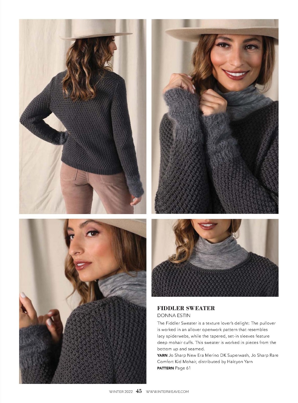 Журнал "Interweave Knits - Winter" 2022