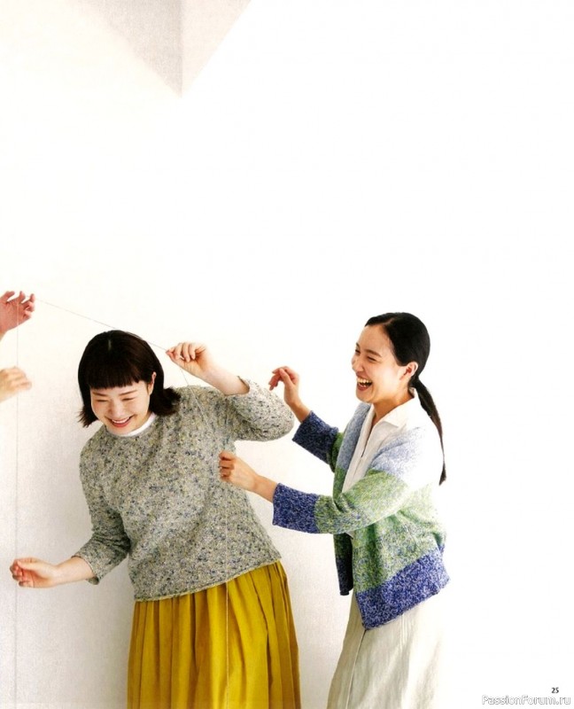 Вязаные модели в журнале «Let's knit series NV80695 2021»