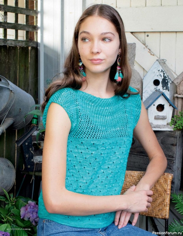 Вязаные проекты спицами в журнале «Homespun Knitting №3 2022»