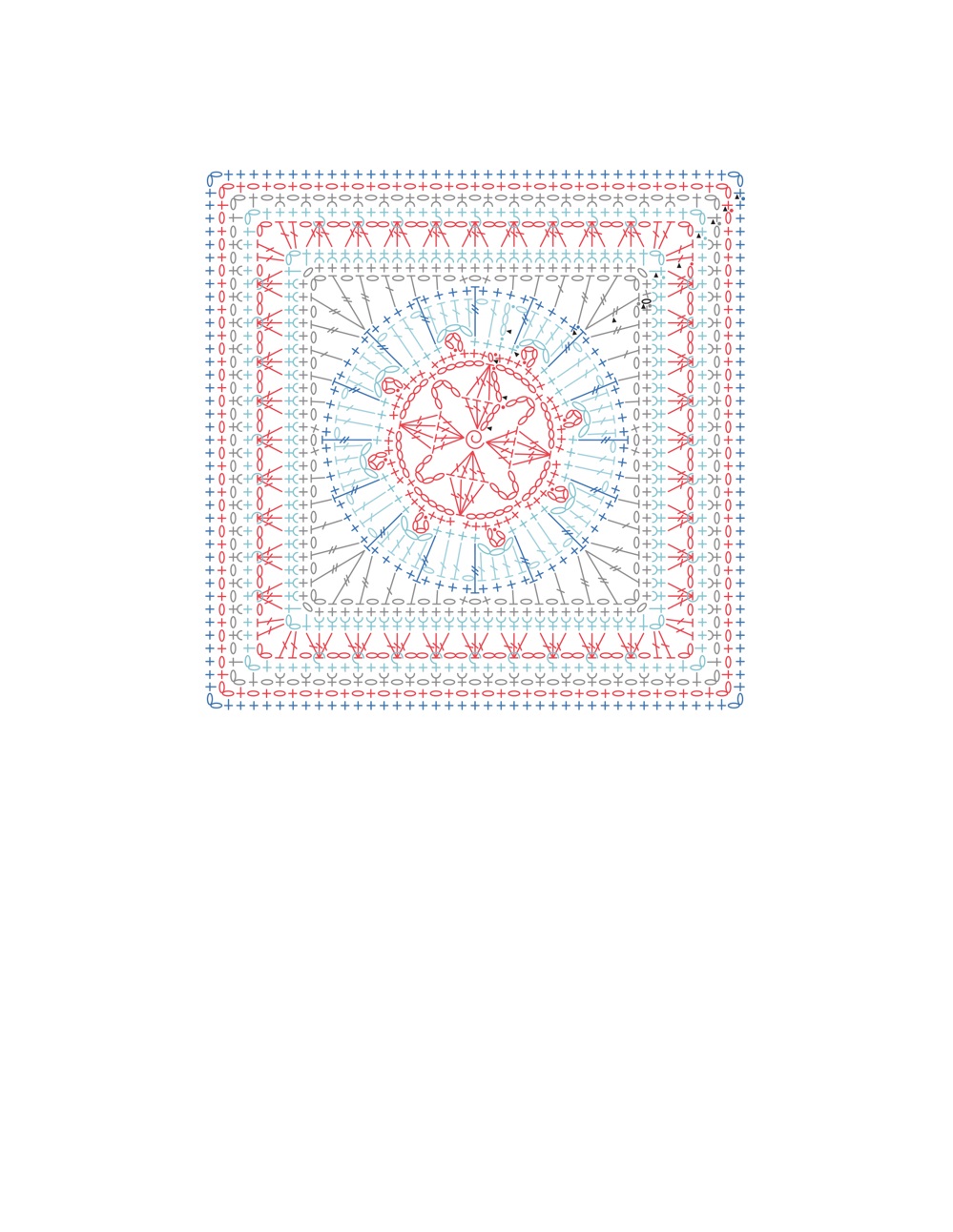 Коллекция проектов крючком в книге &laquo;100 Crochet Tiles&raquo;