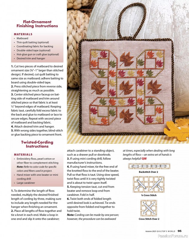 Коллекция проектов для рукодельниц в журнале «Quilter's World - Autumn 2025»