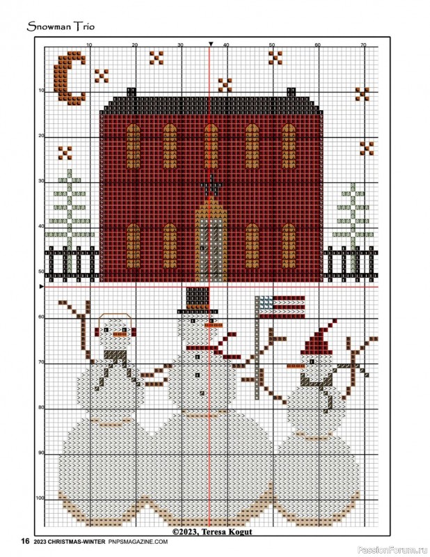 Коллекция вышивки в журнале «Punch Needle & Primitive Stitcher - Winter 20233»