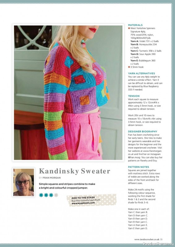 Вязаные проекты крючком в журнале «Inside Crochet №149 2022»
