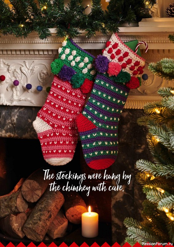 Вязаные проекты крючком в журнале «Your Crochet Christmas - 2022»