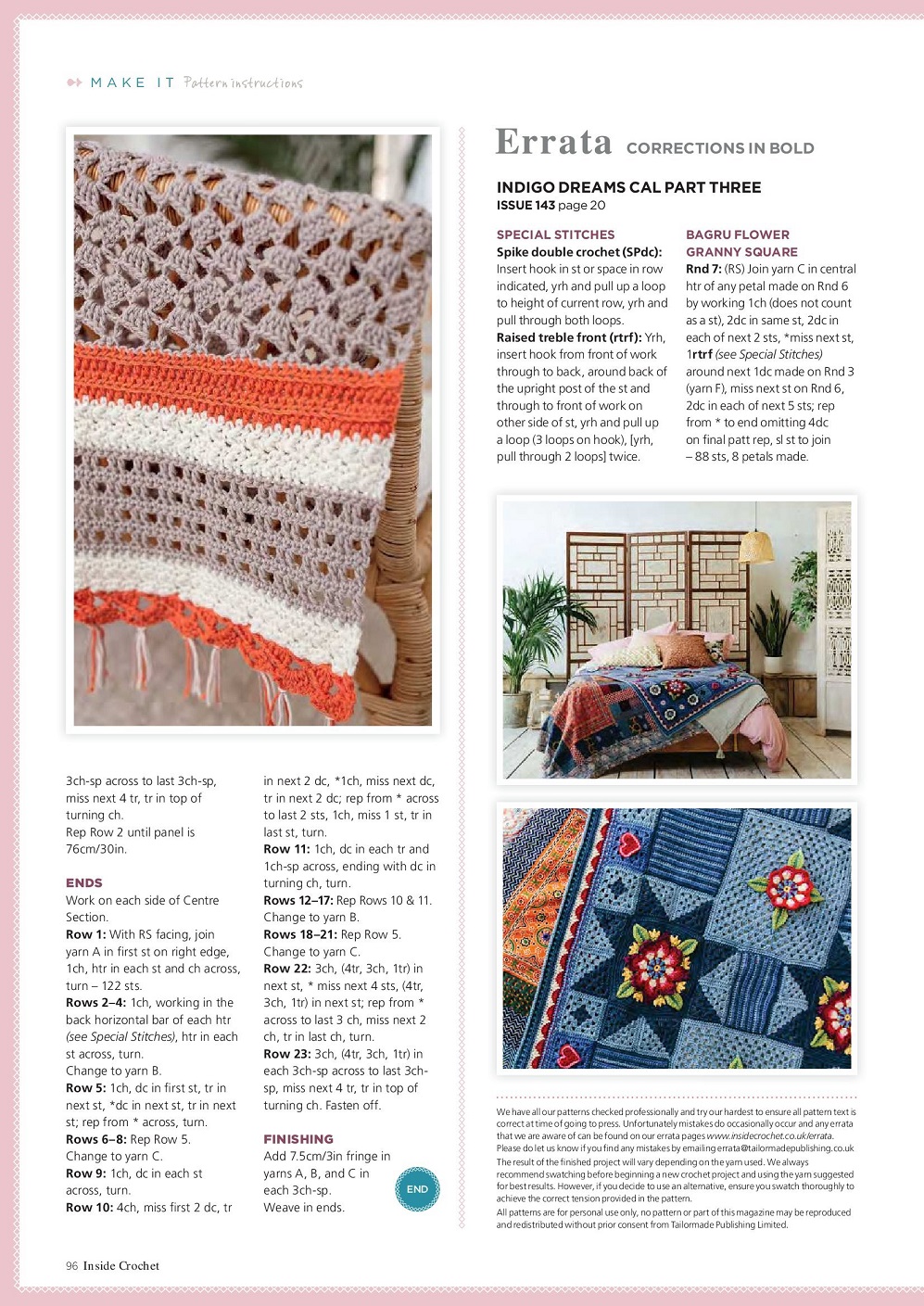 Вязаные модели одежды в журнале "Inside Crochet №144 2022"