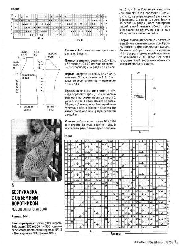 Авторские проекты в журнале «Азбука вязания №4 2020»