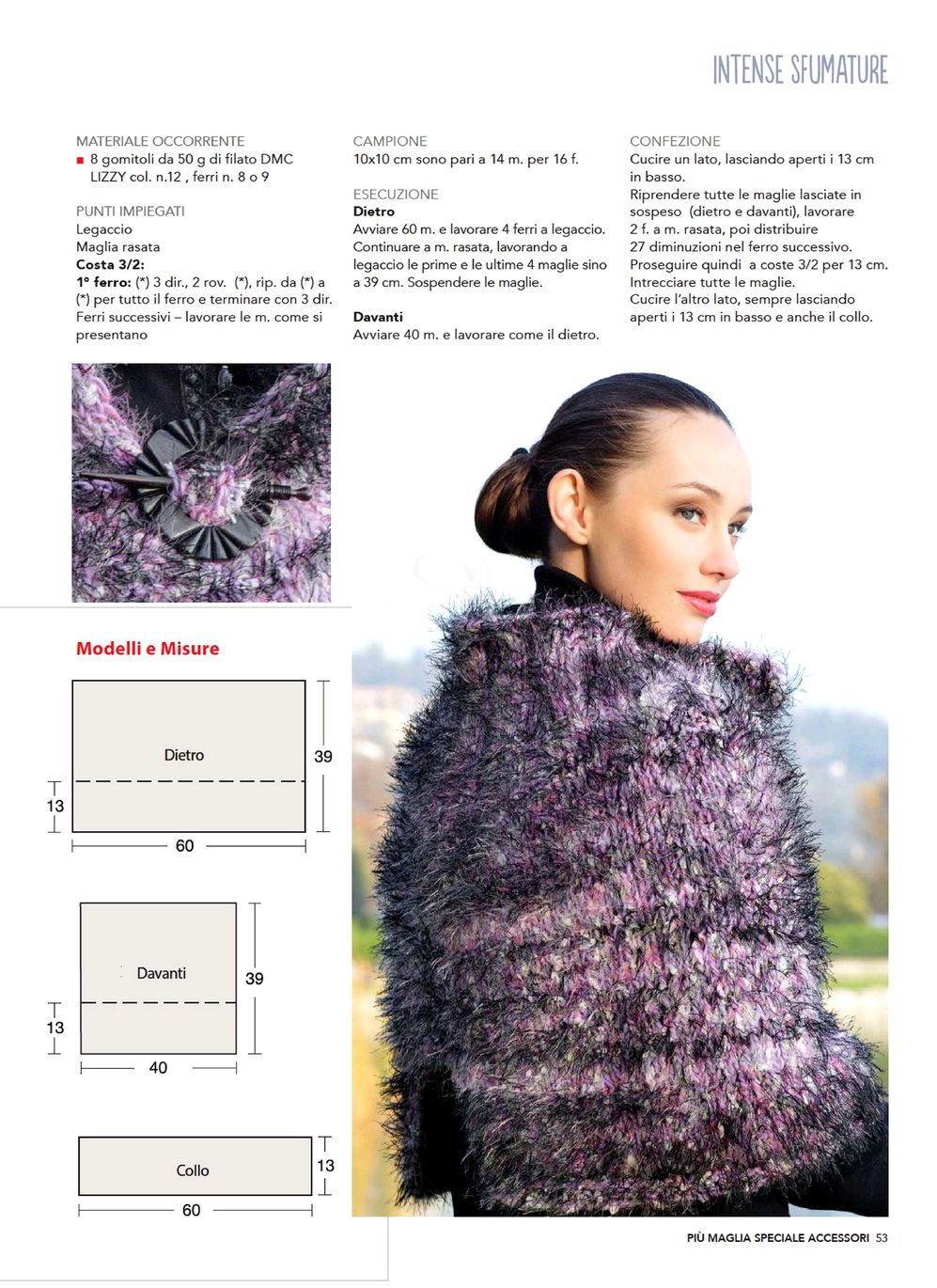 Шали в итальянском журнале &quot;Piu Maglia Sheciale. Scialli №8 2021&quot;