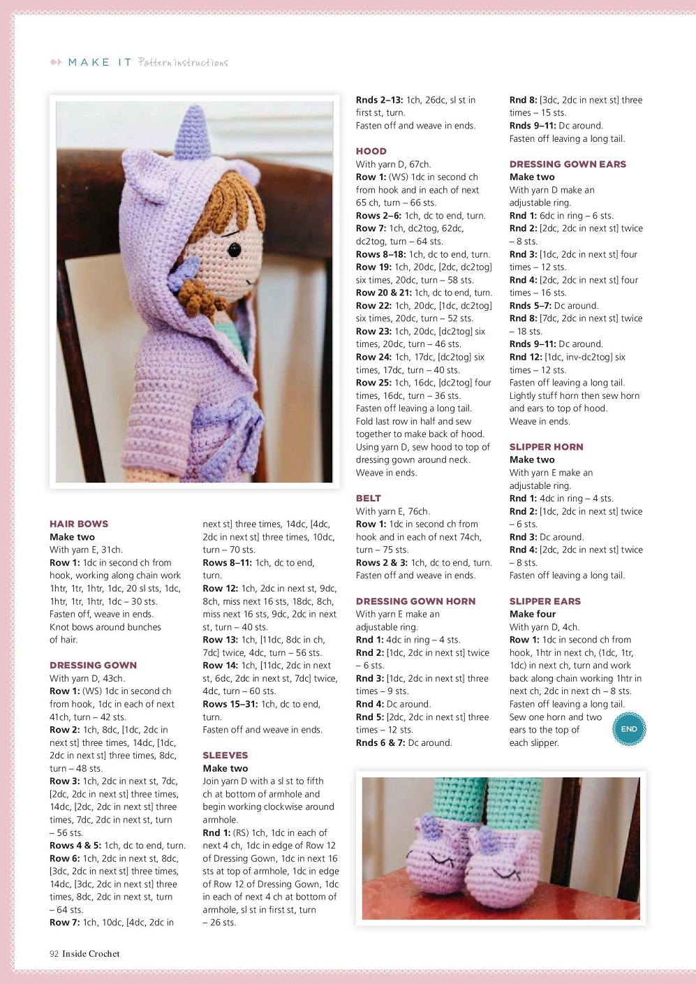 Вязаные модели одежды в журнале "Inside Crochet №144 2022"