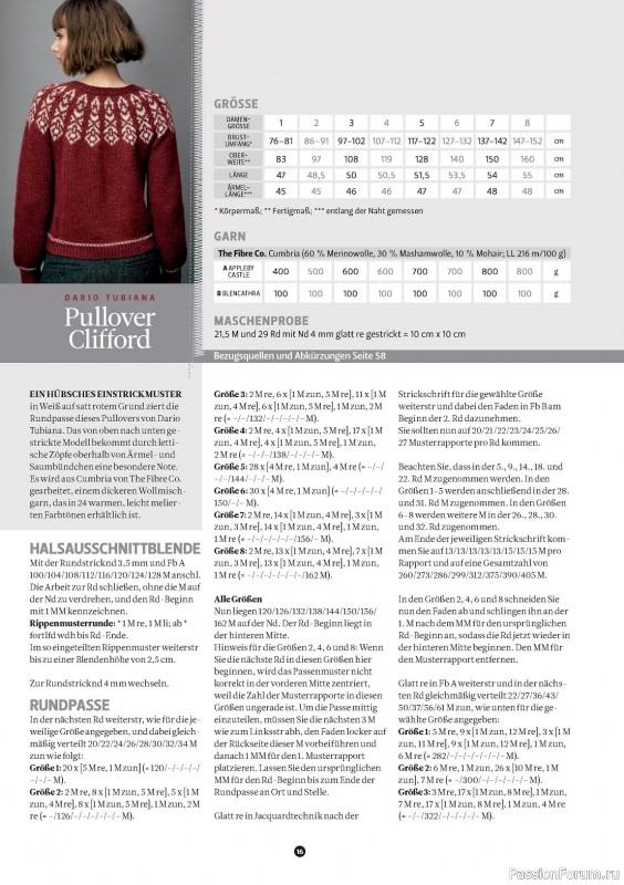 Вязаные модели в журнале «The Knitter №68 2024»