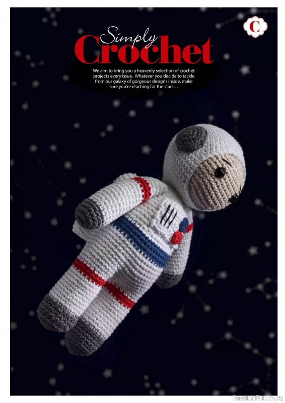 Вязаные проекты крючком в журнале «Simply Crochet №151 2024»