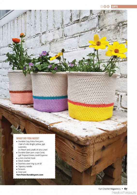 Вязаные проекты крючком в журнале «Fun Crochet №5 2022»