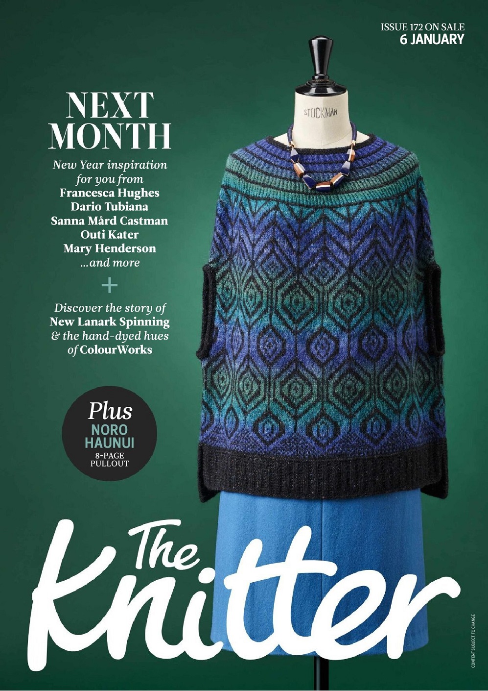 Модели спицами в английском журнале "The Knitter" №171 2021