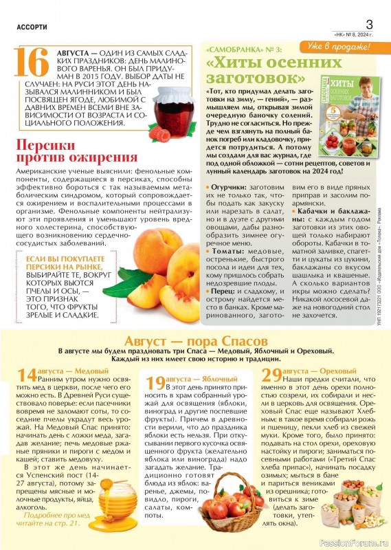 Коллекция кулинарных рецептов в журнале «Наша кухня №7 2024»