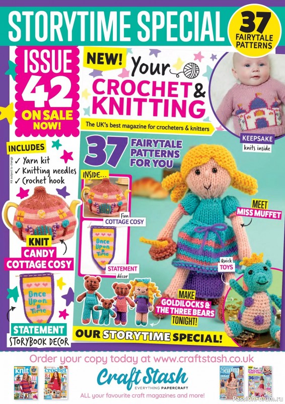 Вязаные проекты крючком в журнале «Crochet Now №107 2024»