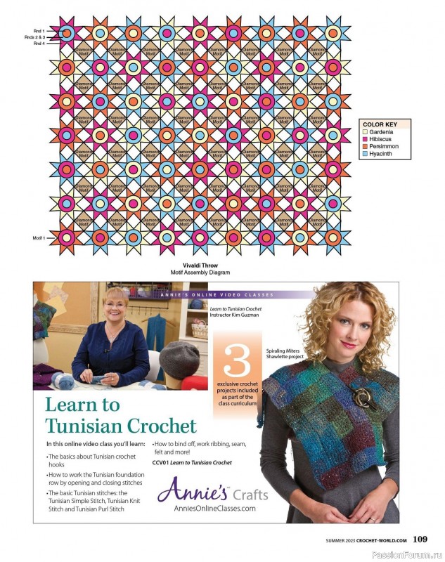 Вязаные проекты крючком в журнале «Crochet World Specials - Summer 2023»