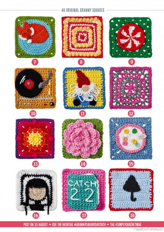 Вязаные проекты крючком в журнале «Simply Crochet №152 2024»