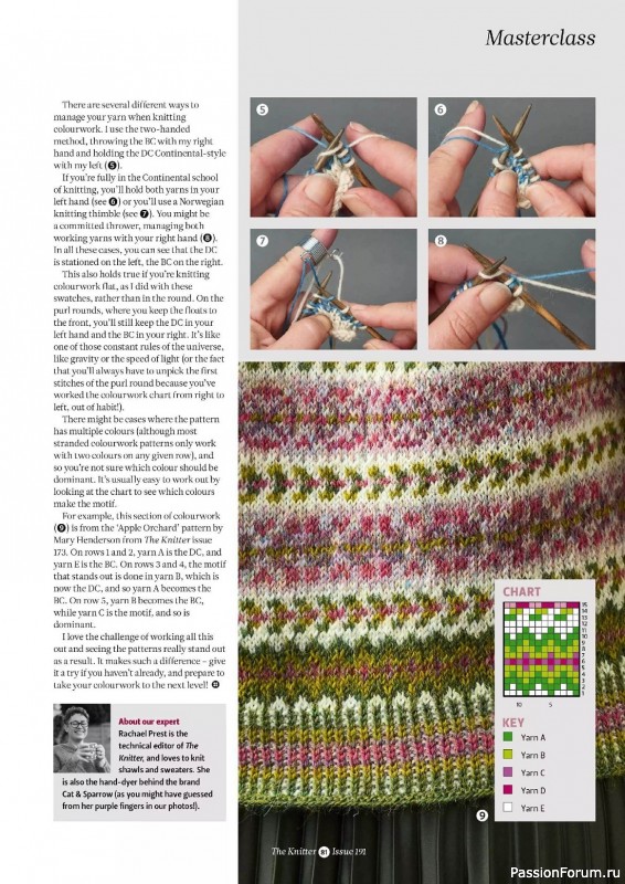 Вязаные проекты спицами в журнале «The Knitter №191 2023»