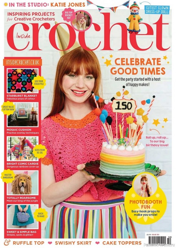 Вязаные проекты крючком в журнале &laquo;Inside Crochet №150 2022&raquo;