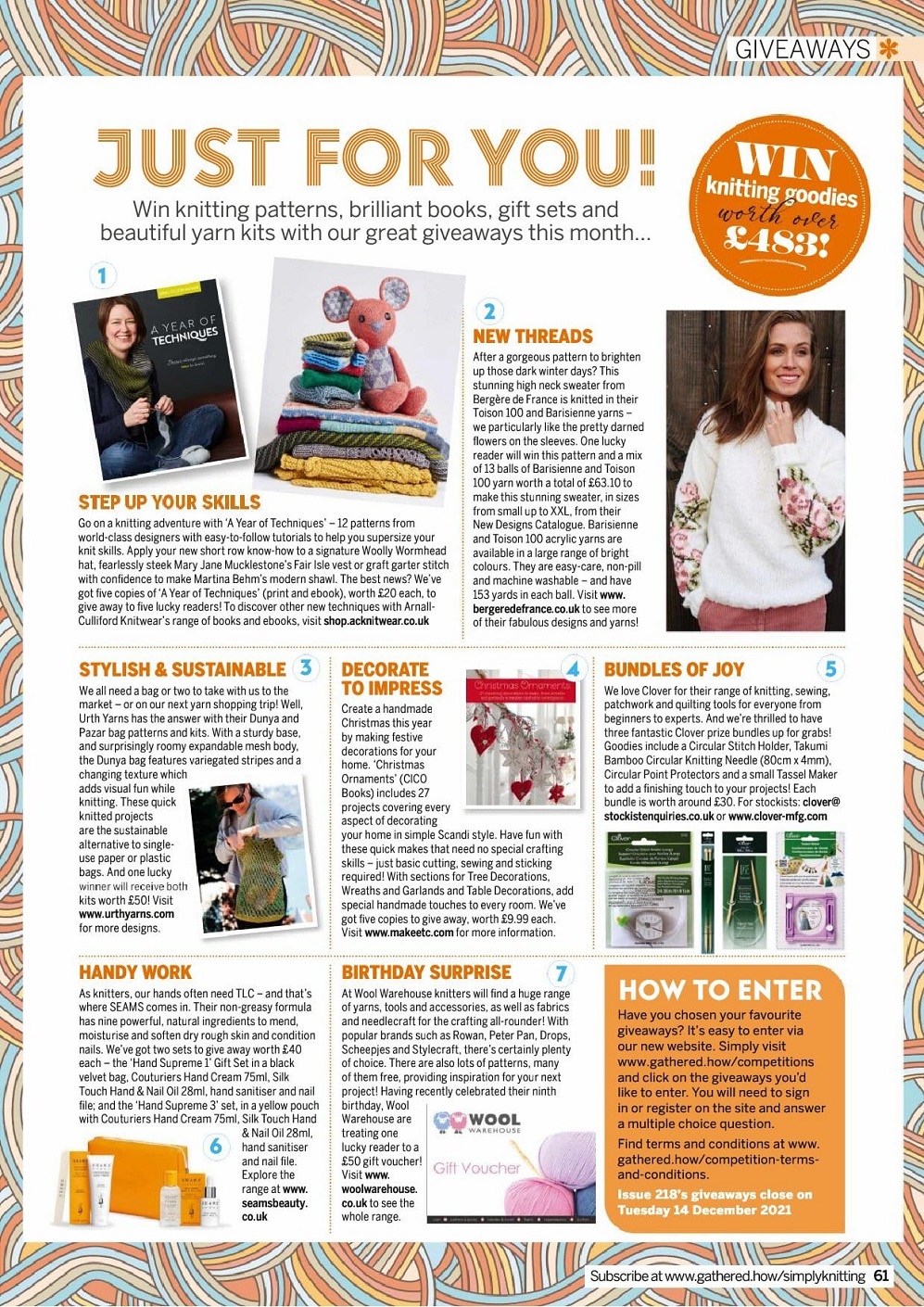 Журнал "Simply Knitting" №218 2021
