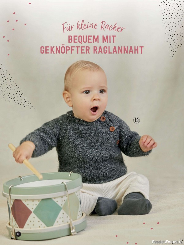 Вязаные модели для детей в журнале «Baby Maschenmode №60 2024»
