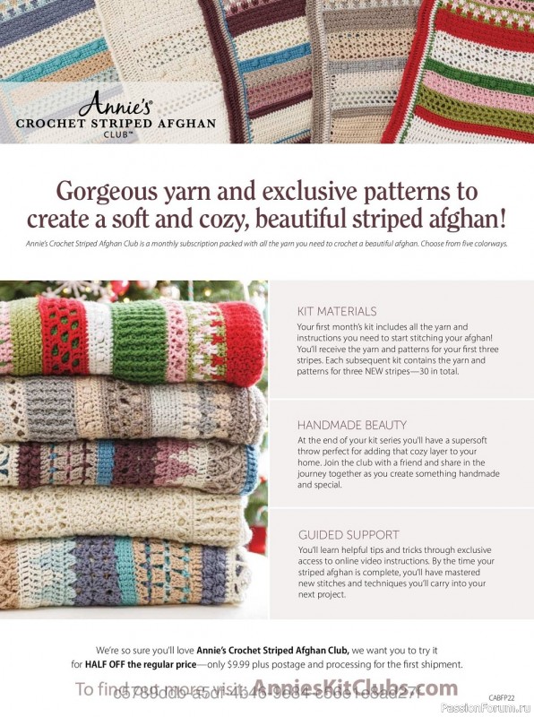 Вязаные модели крючком в журнале «Crochet! - Winter 2022»