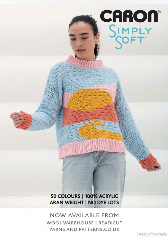 Вязаные модели крючком в журнале «Inside Crochet №154 2023»