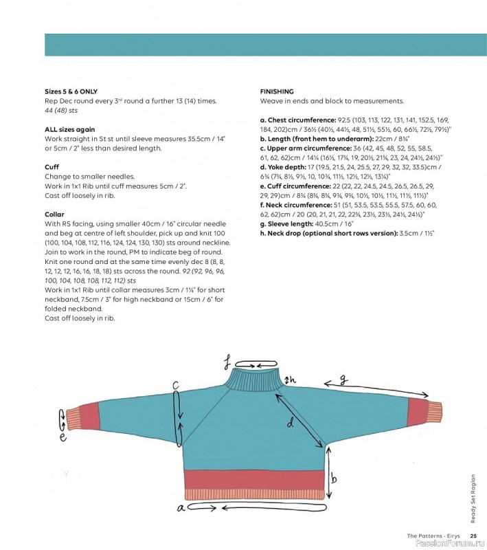 Вязаные модели спицами в журнале «Ready Set Raglan»