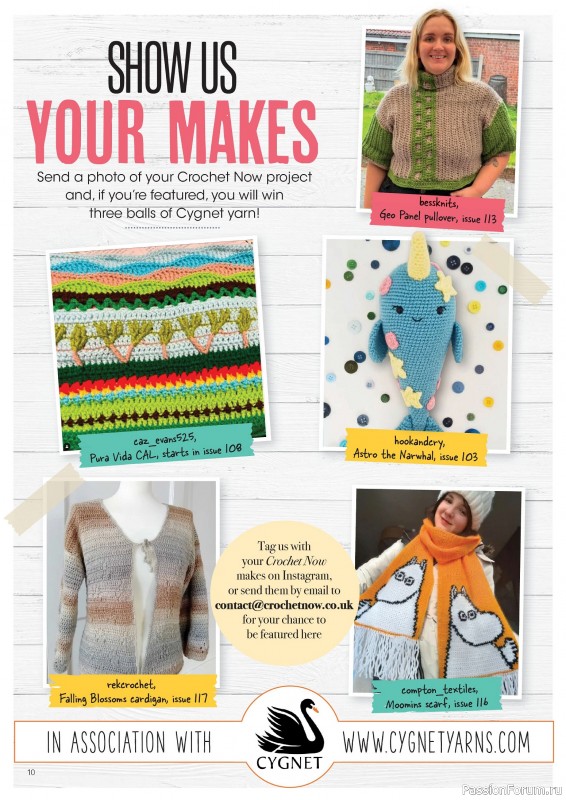 Вязаные проекты крючком в журнале «Crochet Now №119 2025»