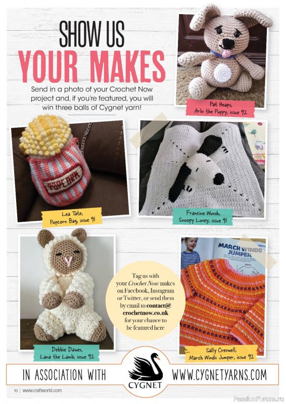 Вязаные проекты крючком в журнале «Crochet Now №94 2023»