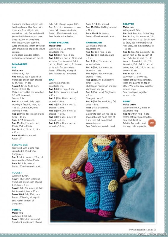 Вязаные проекты крючком в журнале «Inside Crochet №149 2022»